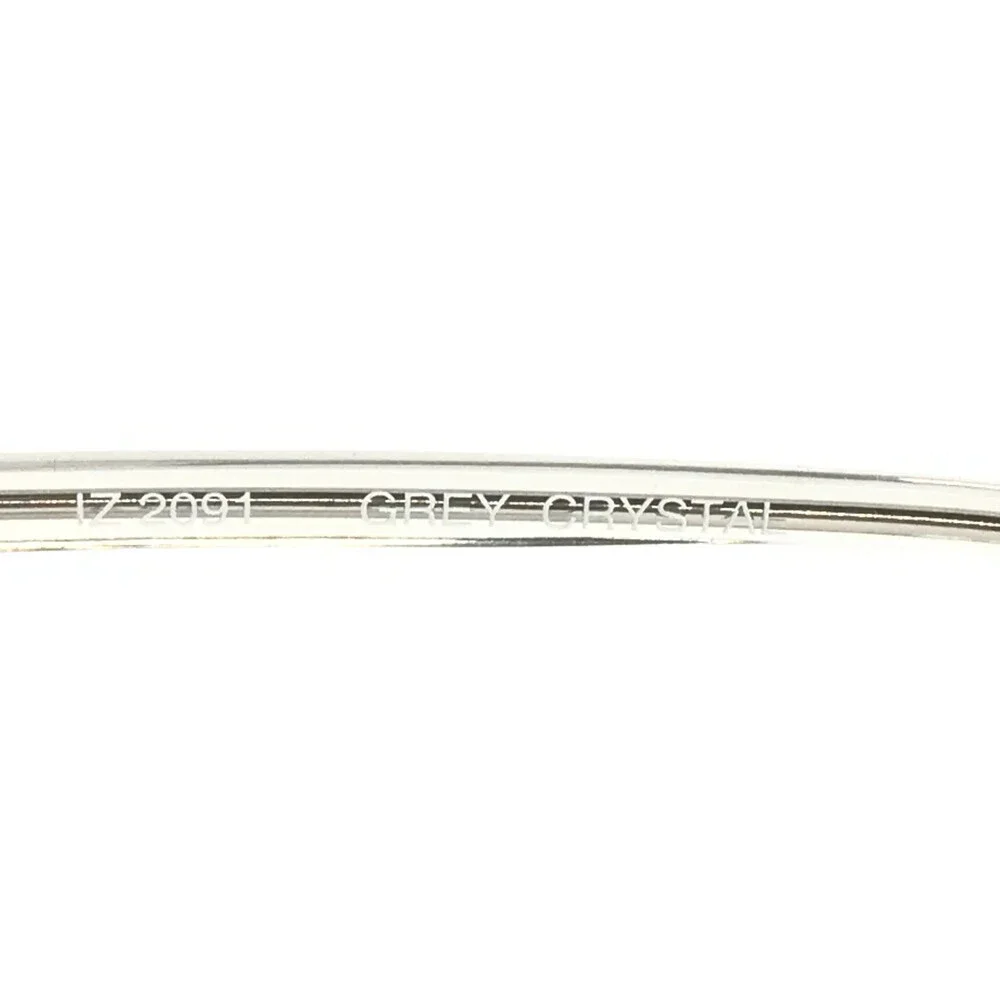 IZOD Eyeglasses Frames IZ2091 GREY CRYSTAL Rectangle Full Rim 56-17-150